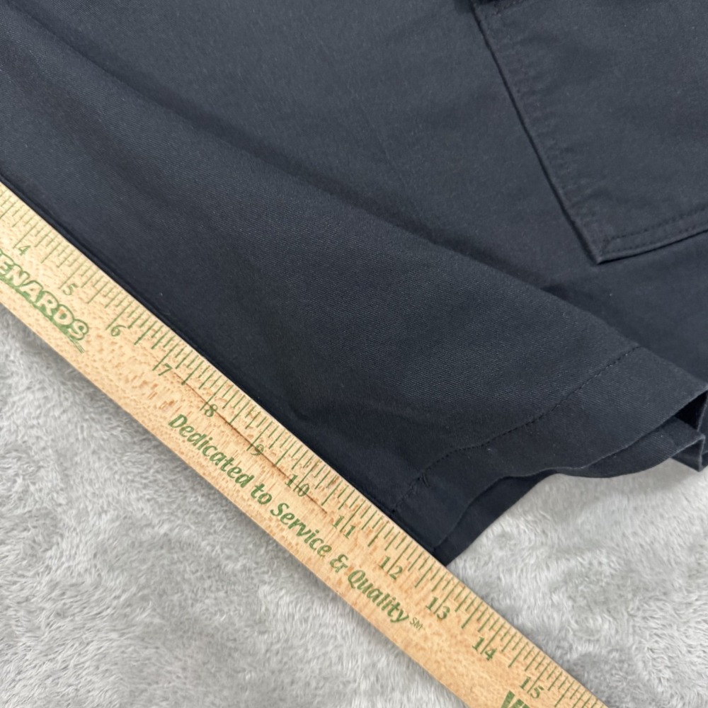 Dickies Shorts Mens 42 Black Cargo Relaxed Lightweight Workwear Twill High Rise - Picture 11 of 13